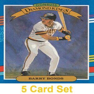 Barry Bonds Baseball Card Collection
